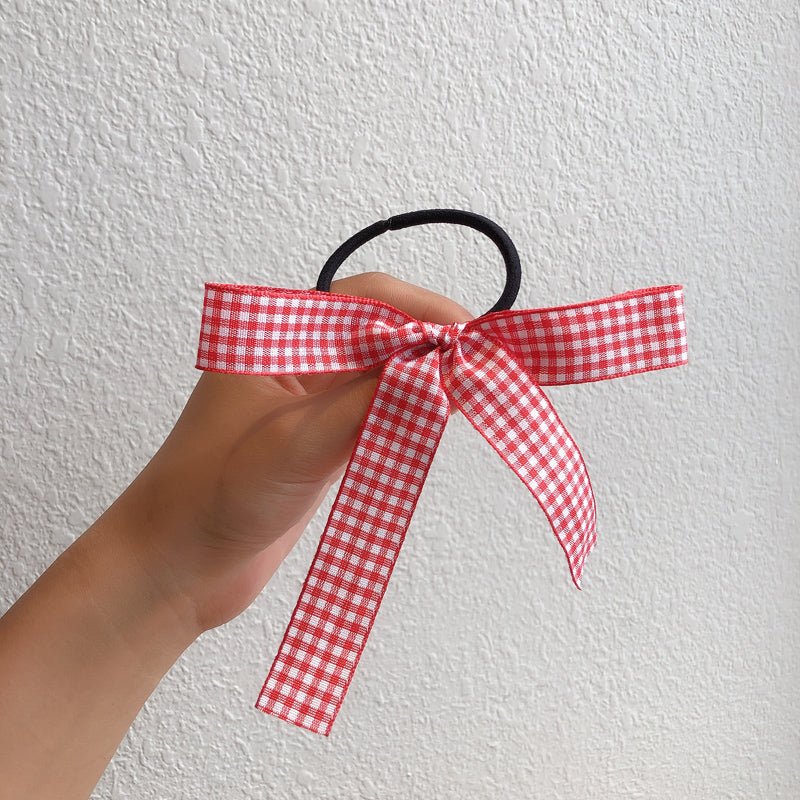 Bow hairpin hair rope women