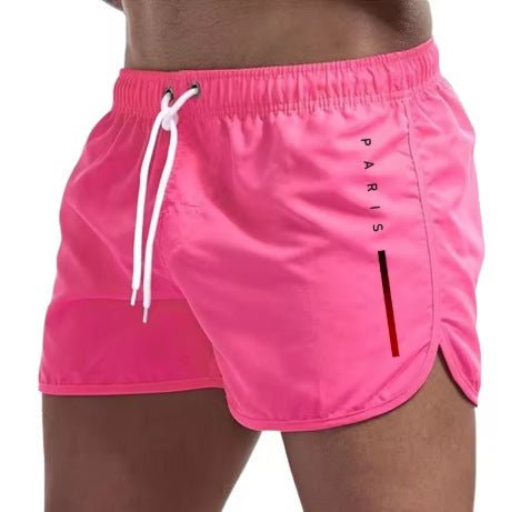 Men's Multi-color Loose Printed Running Beach Shorts
