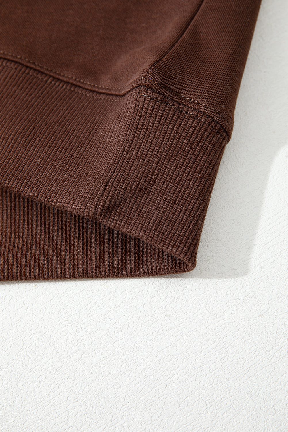 Fiery Red Varsity Striped Detail Drop Shoulder Oversized Sweatshirt