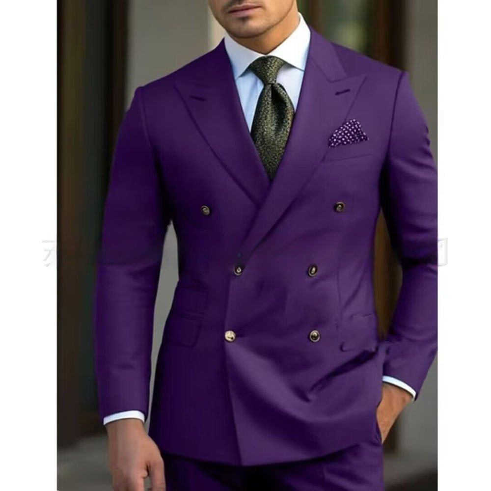 Men's Suit Set Leisure Business Two Pieces