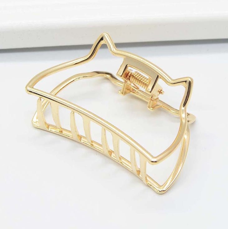 Minimalist wind metal clip hair clip