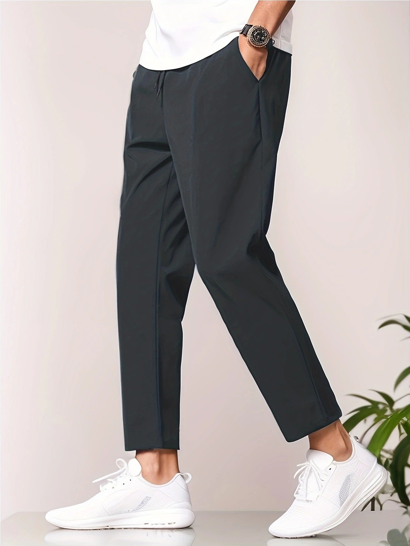 2025 Autumn New Casual Slim-fitting Ankle Length Trousers