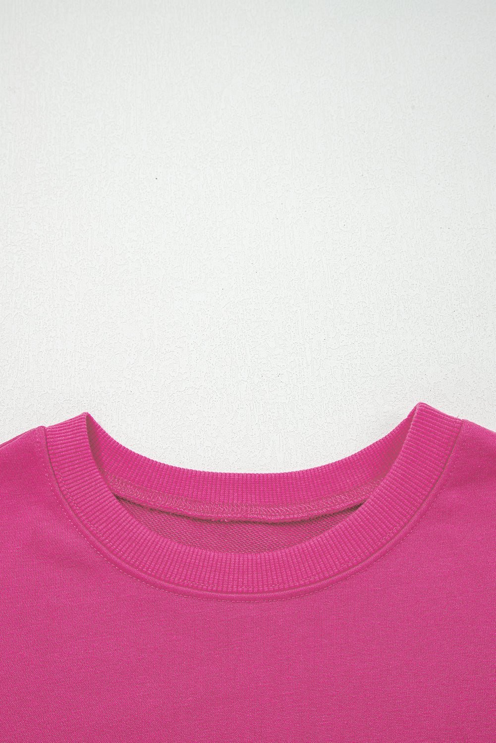 Fiery Red Varsity Striped Detail Drop Shoulder Oversized Sweatshirt