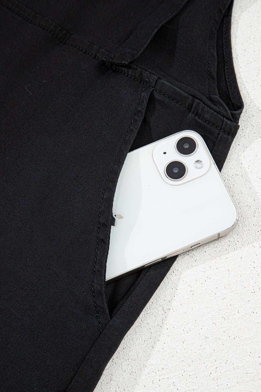 Square Neck Denim Overalls with Pockets - Securing Secrets Boutique LLC