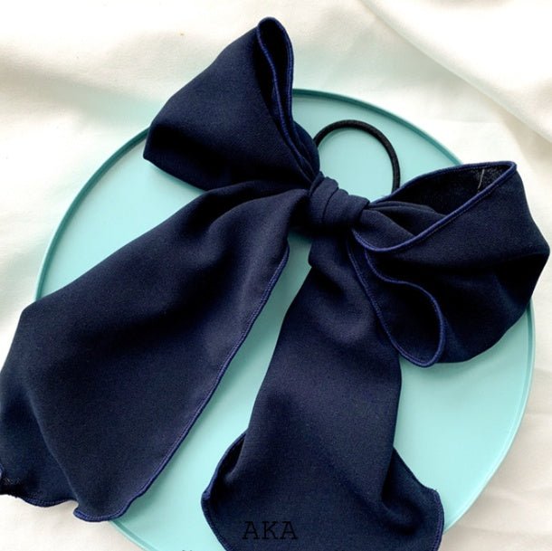 Bow tie hair band rubber band