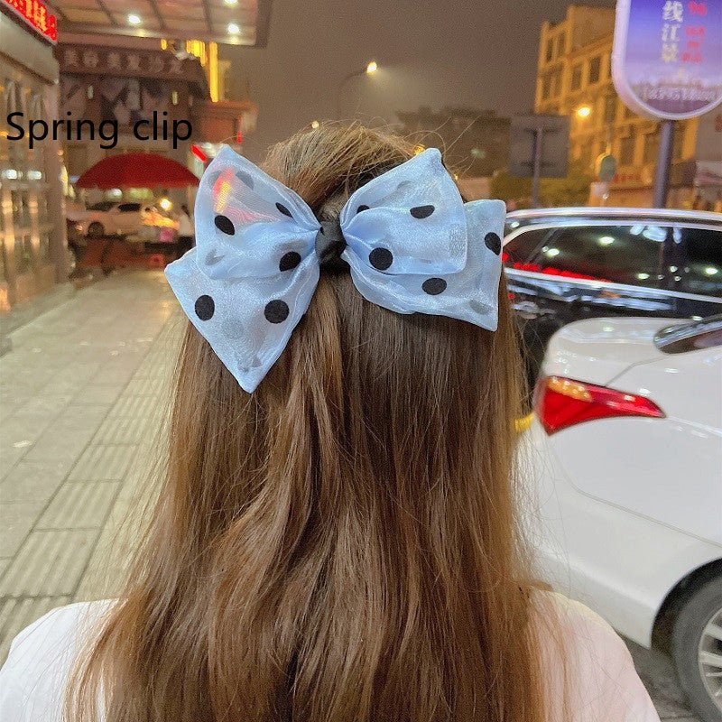 Polka Dot Bow Hairpin Hair Band