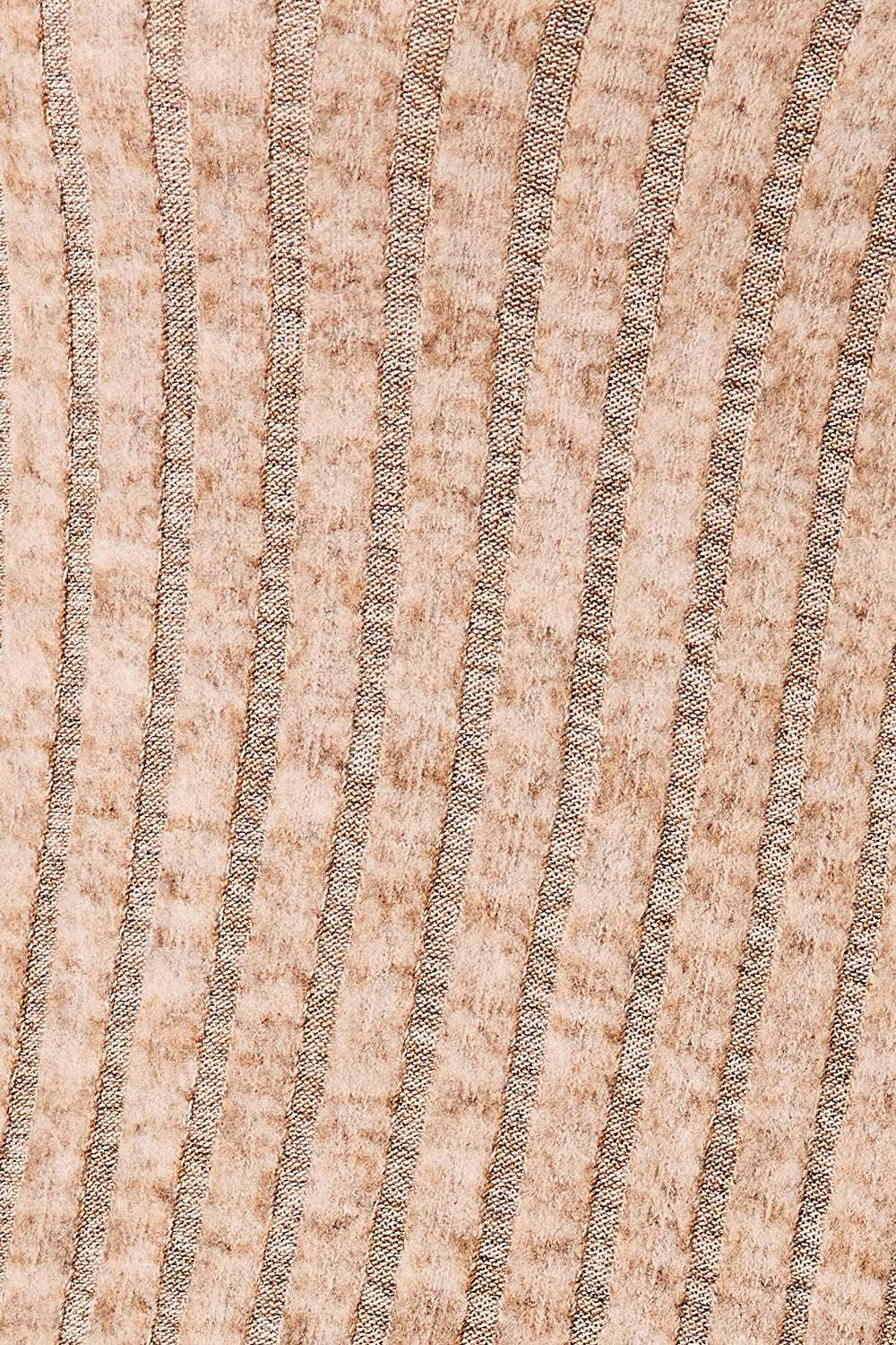 Close-up of drawstring ribbed texture and fabric in a long sleeve t-shirt.