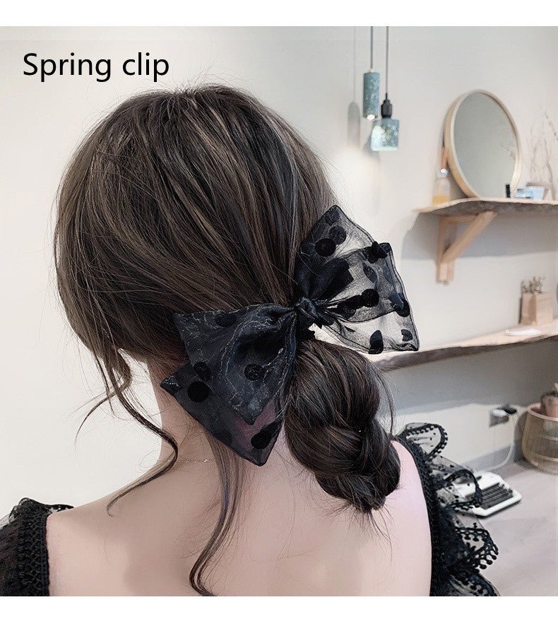 Polka Dot Bow Hairpin Hair Band