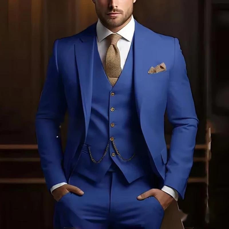 Men's High-grade Gentleman Temperament Slim Suit
