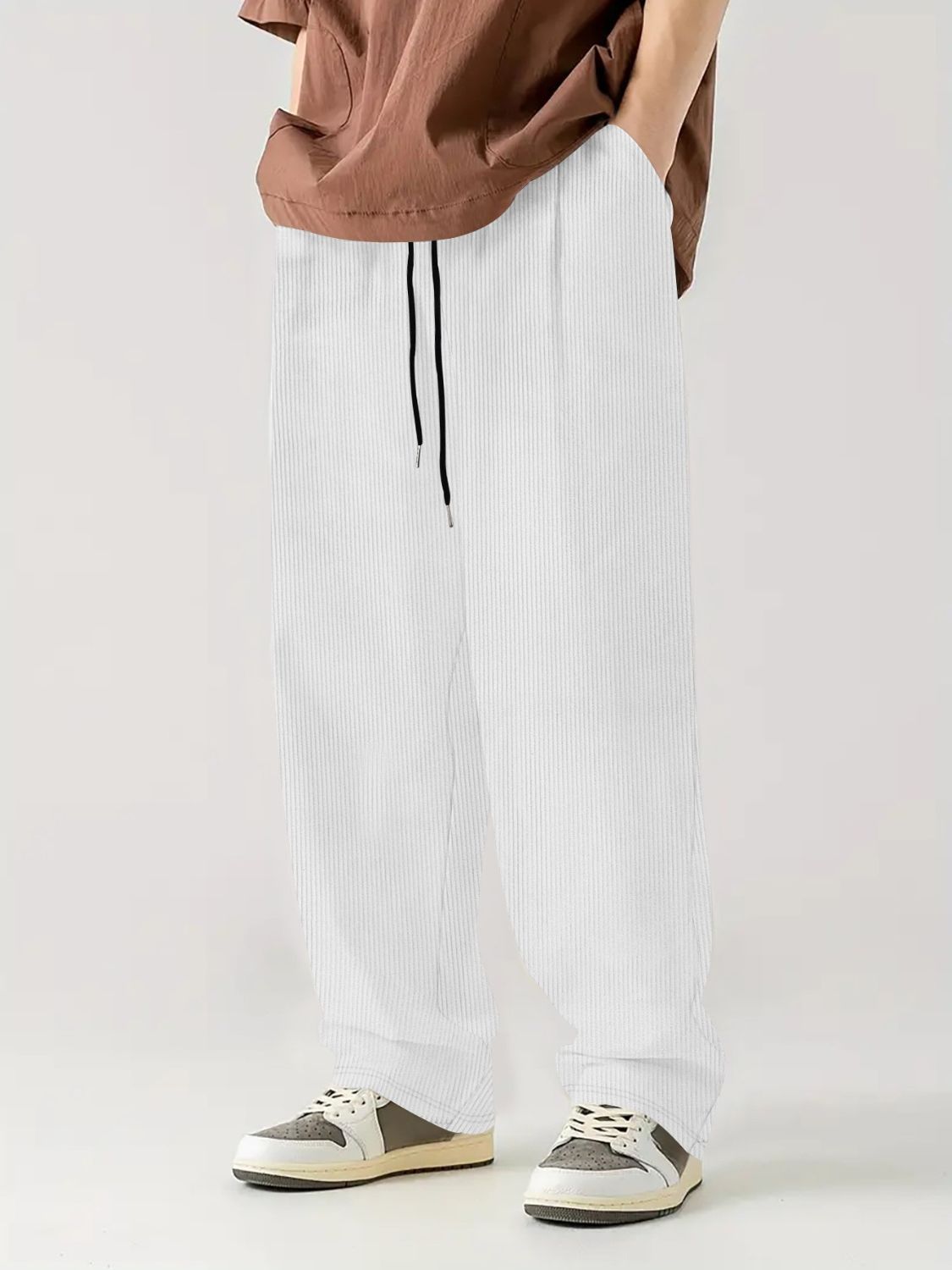 Men's Full Size Drawstring Wide Leg Pants Plus Size - Securing Secrets Boutique LLC