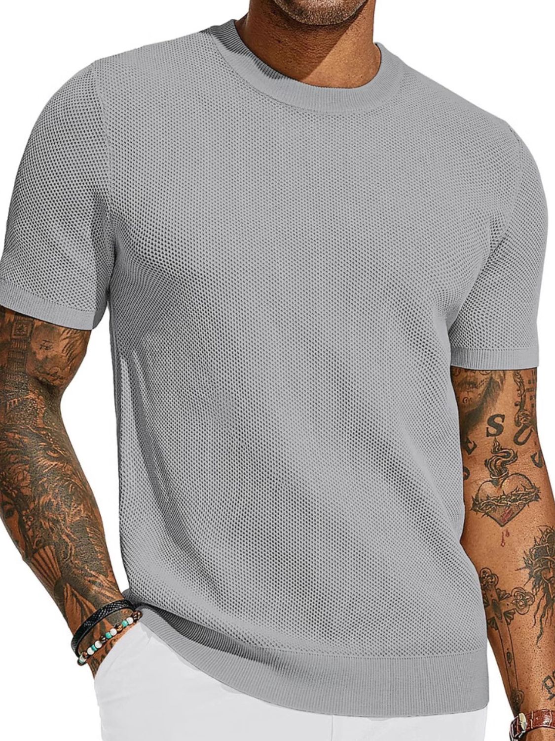 Men's Full Size Round Neck Short Sleeve T-Shirt Plus Size - Securing Secrets Boutique LLC