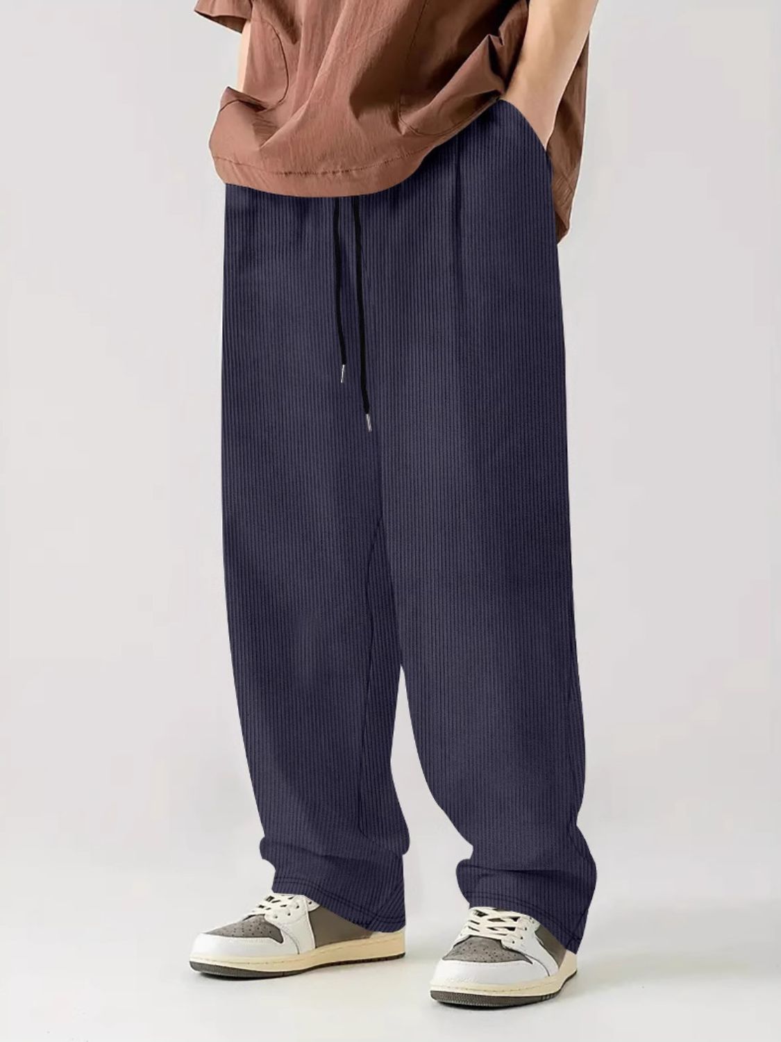 Men's Full Size Drawstring Wide Leg Pants Plus Size - Securing Secrets Boutique LLC