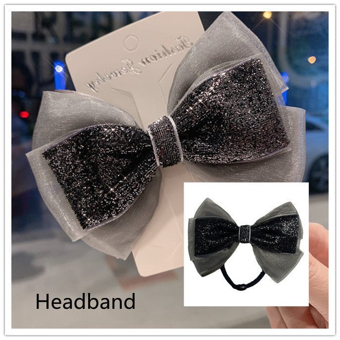 Polka Dot Bow Hairpin Hair Band