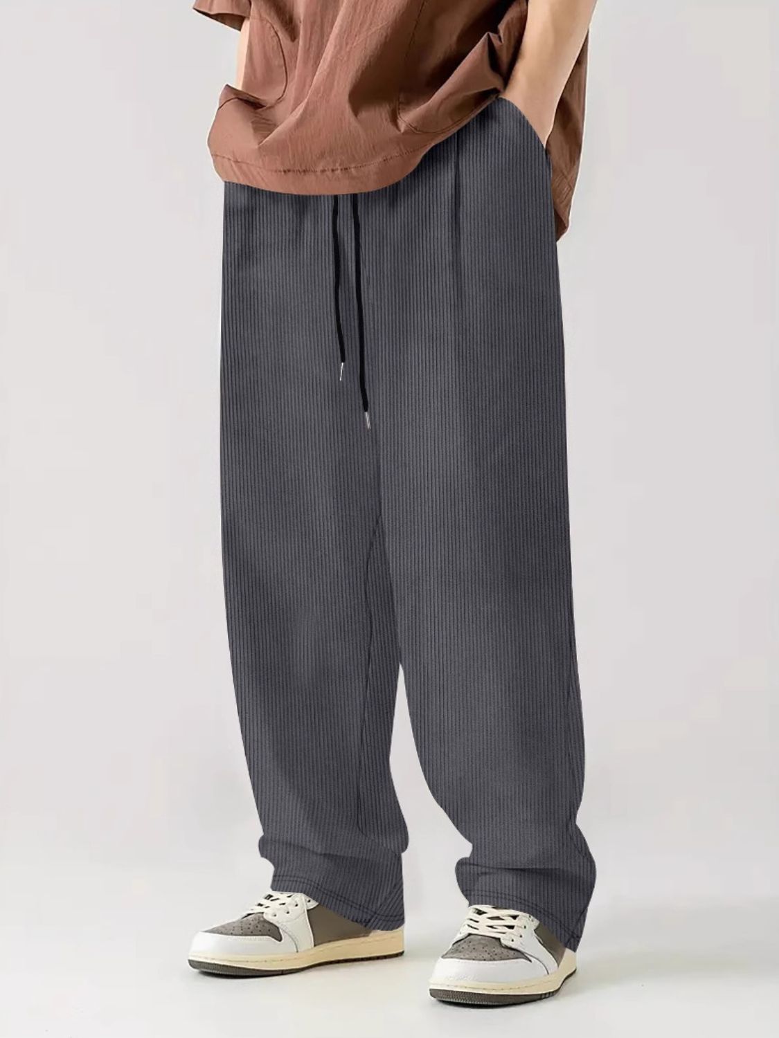Men's Full Size Drawstring Wide Leg Pants Plus Size - Securing Secrets Boutique LLC