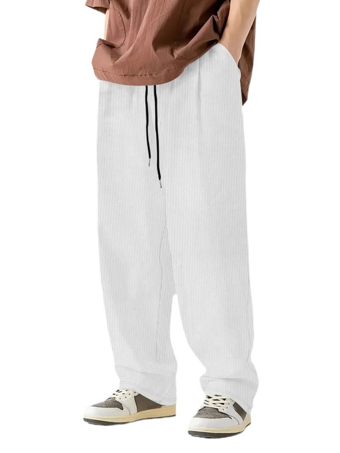 Men's Full Size Drawstring Wide Leg Pants Plus Size - Securing Secrets Boutique LLC