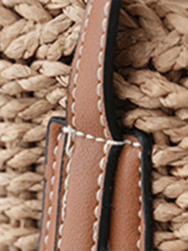 New single shoulder straw bag casual fashion beach vacation large capacity handbag tote bag