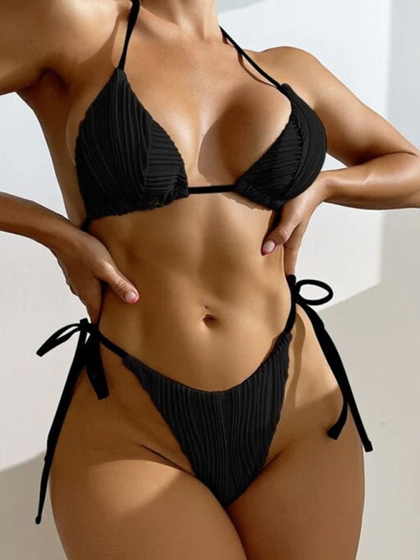 Leisure Knit Dropped Shoulder Bikini for Spring-Summer - Securing Secrets Boutique LLC