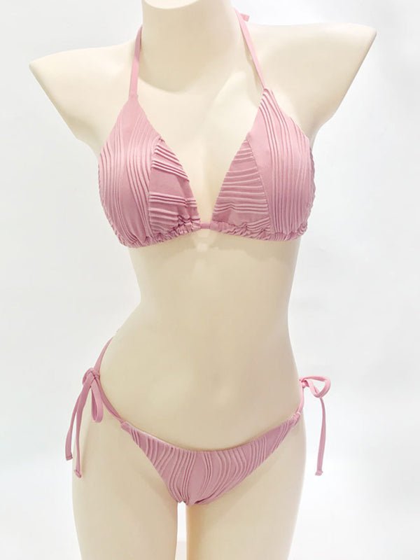 Leisure Knit Dropped Shoulder Bikini for Spring-Summer - Securing Secrets Boutique LLC