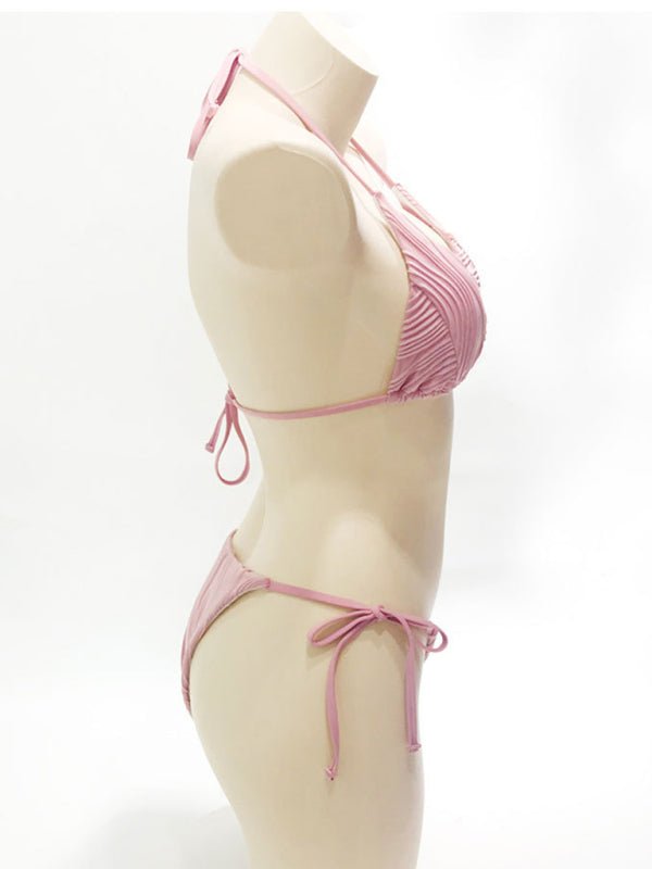 Leisure Knit Dropped Shoulder Bikini for Spring-Summer - Securing Secrets Boutique LLC