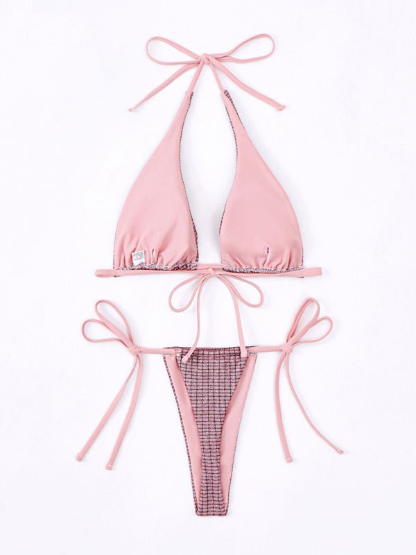 Women's Fashion Lurex Glitter Bikini - Securing Secrets Boutique LLC