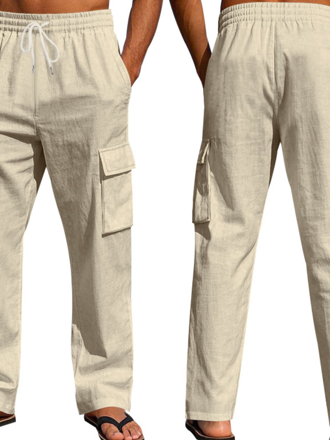 Men's Full Size Drawstring Pants with Pockets Plus Size - Securing Secrets Boutique LLC