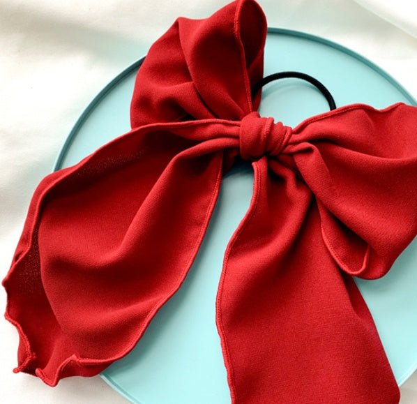 Bow tie hair band rubber band