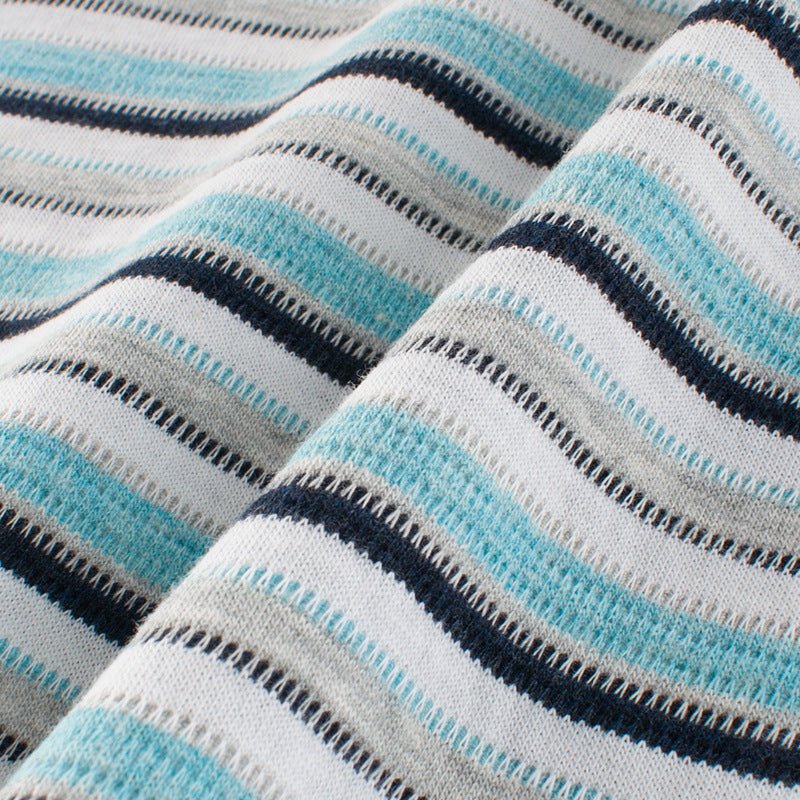 Summer Boys Short-Sleeved Striped T-Shirt