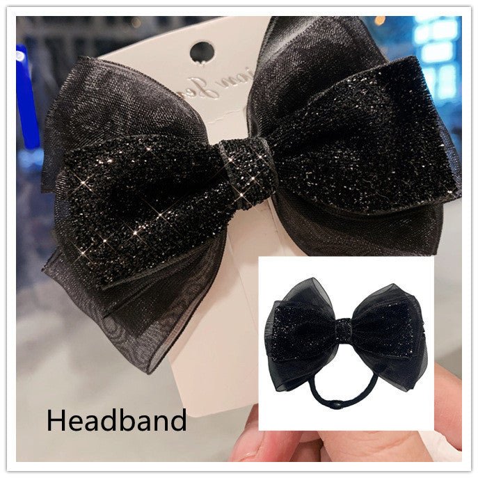 Polka Dot Bow Hairpin Hair Band