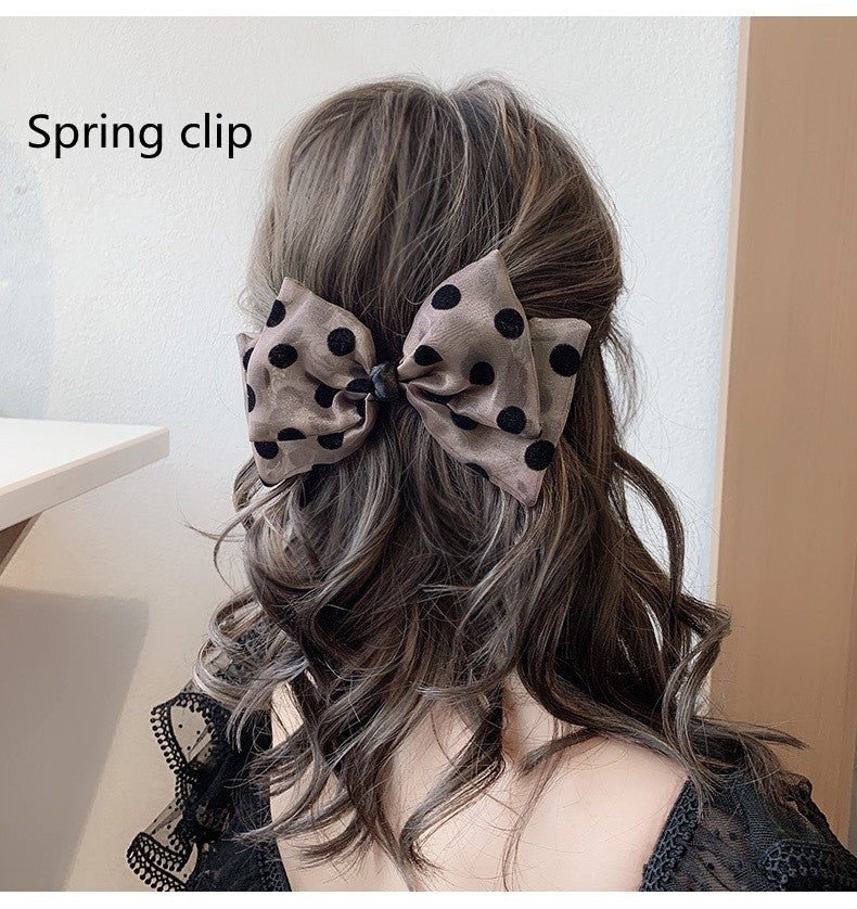 Polka Dot Bow Hairpin Hair Band