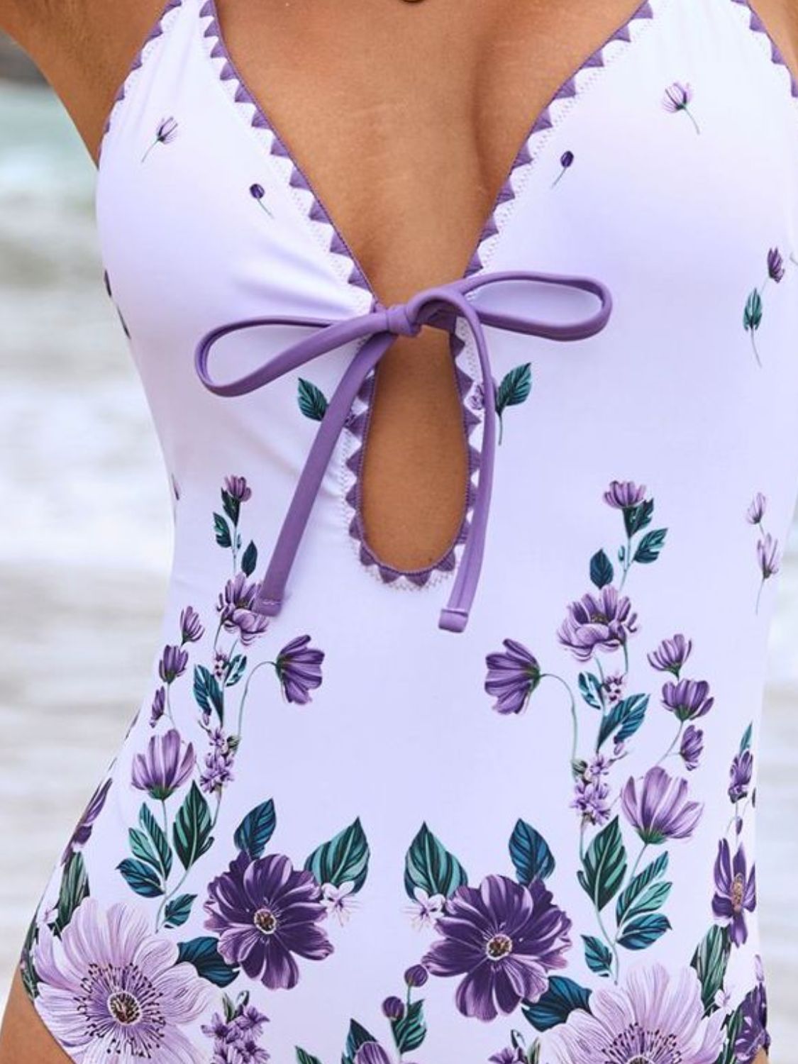 Printed Spaghetti Strap One-Piece Swimwear and Cover Up Swim Set - Securing Secrets Boutique LLC