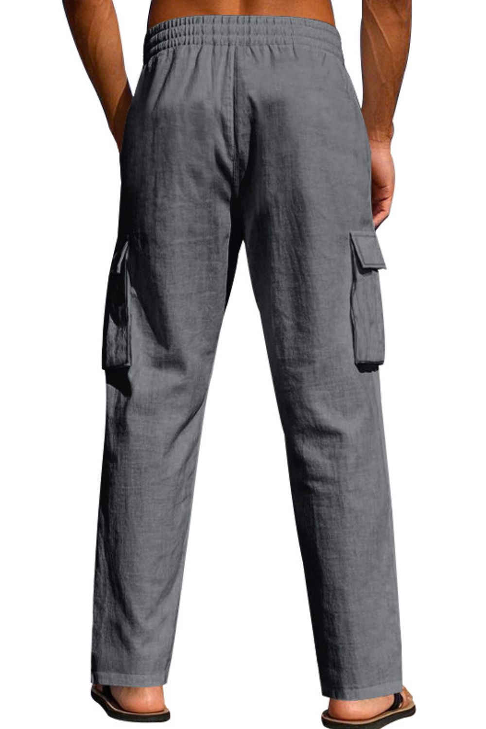 Men's Full Size Drawstring Pants with Pockets Plus Size - Securing Secrets Boutique LLC